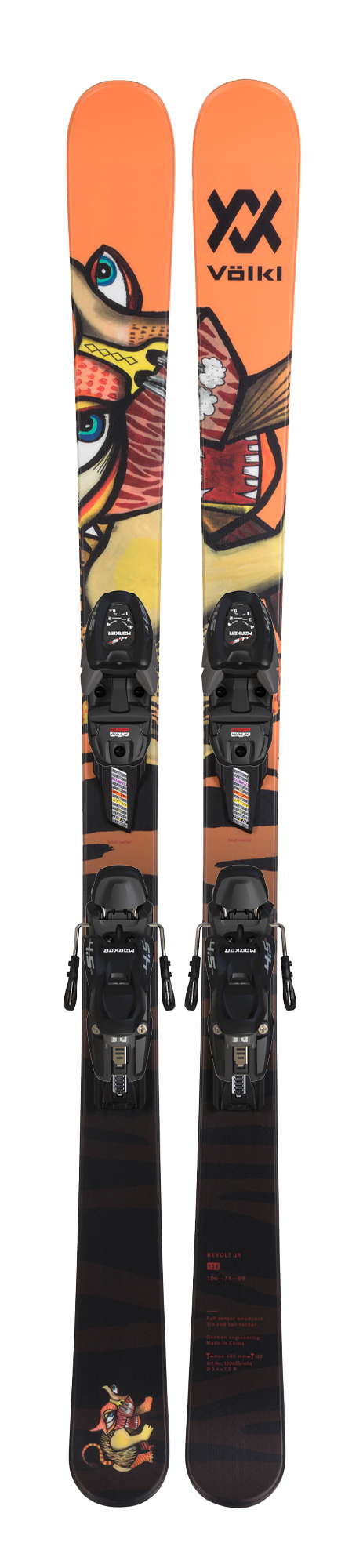 Revolt Jr med Marker vMotion 7.0  Orange/Black