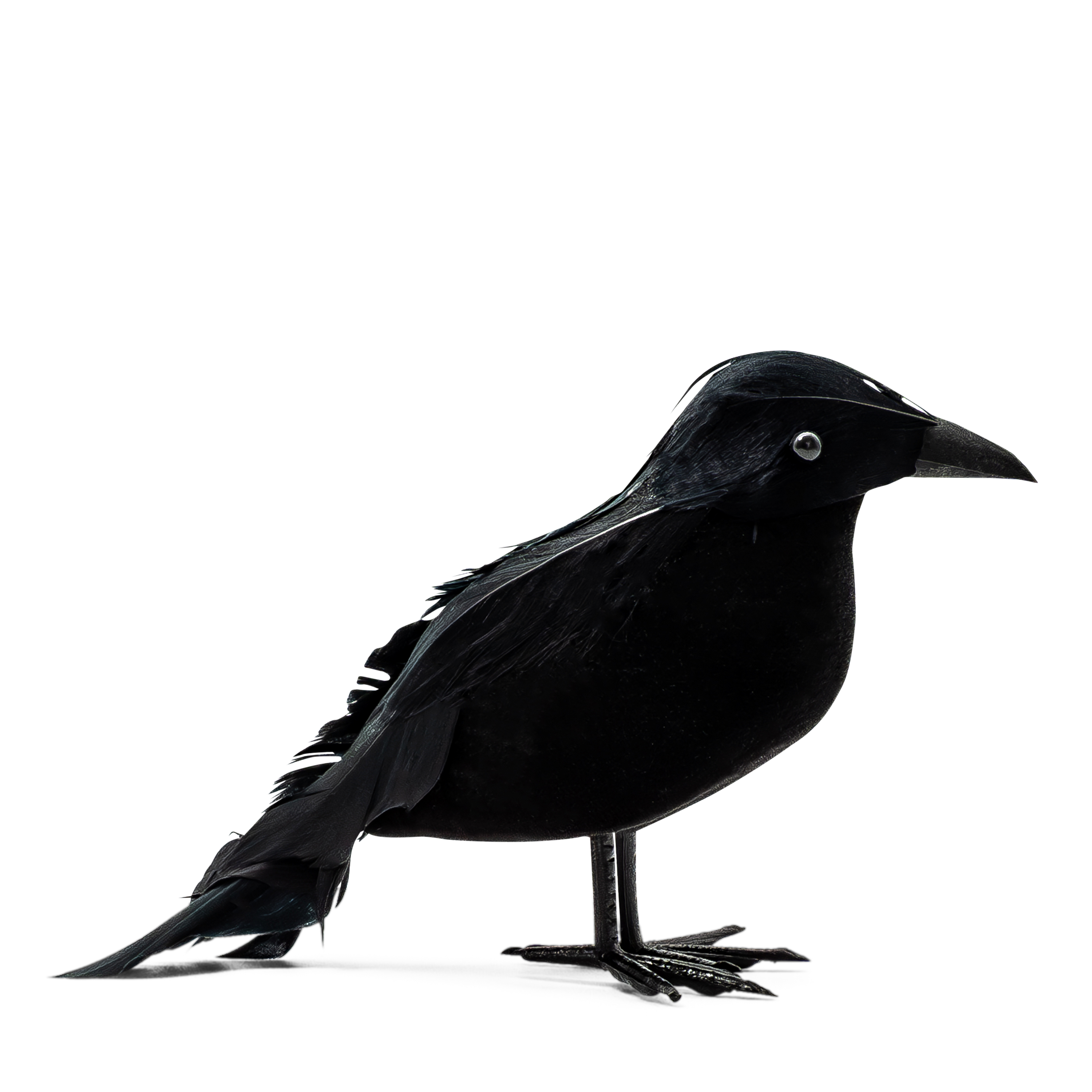 (10cm) Halloween Deko Krähe Kostüm Zubehör Grusel Accessoire Rabe Foto Requisite für Motto Partys / Fasnacht