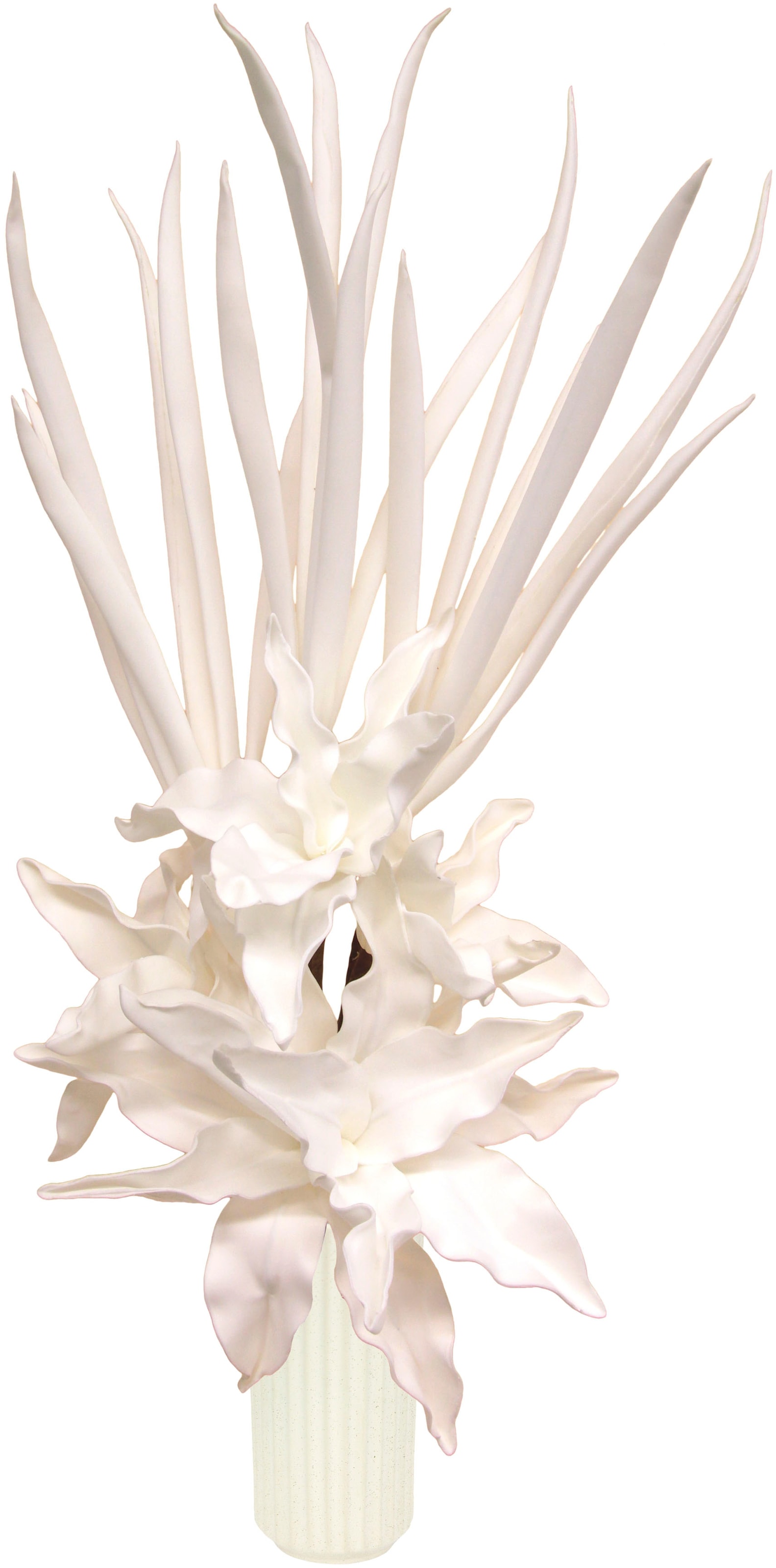 I.GE.A. Kunstblume »Soft-Blumenarrangement« Keramikvase