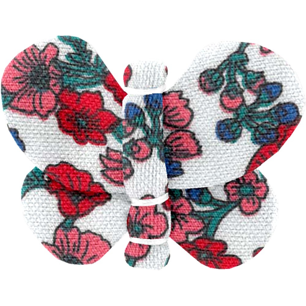 Barrette Petit Papillon Prairie Fleurie