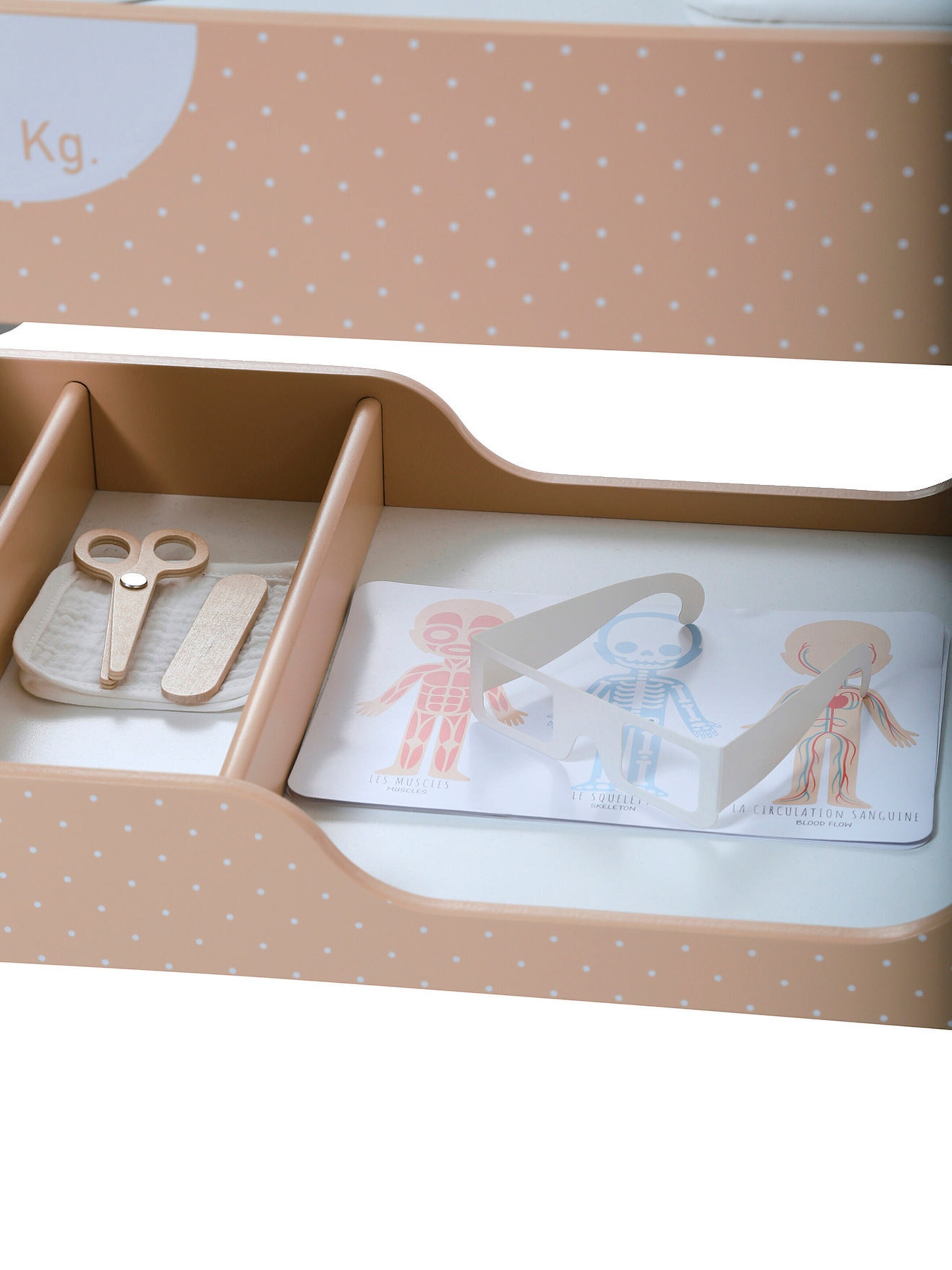 Vertbaudet Kinder Spieltisch KINDERARZTPRAXIS, Holz FSC® weiß