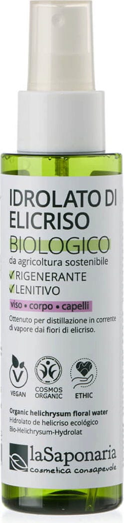 La Saponaria  Bio Immortelle Hydrolat, 100 ml