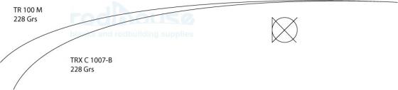 Blank TR100 Super Shore M 3.04 m 30-60 Shore Casting
