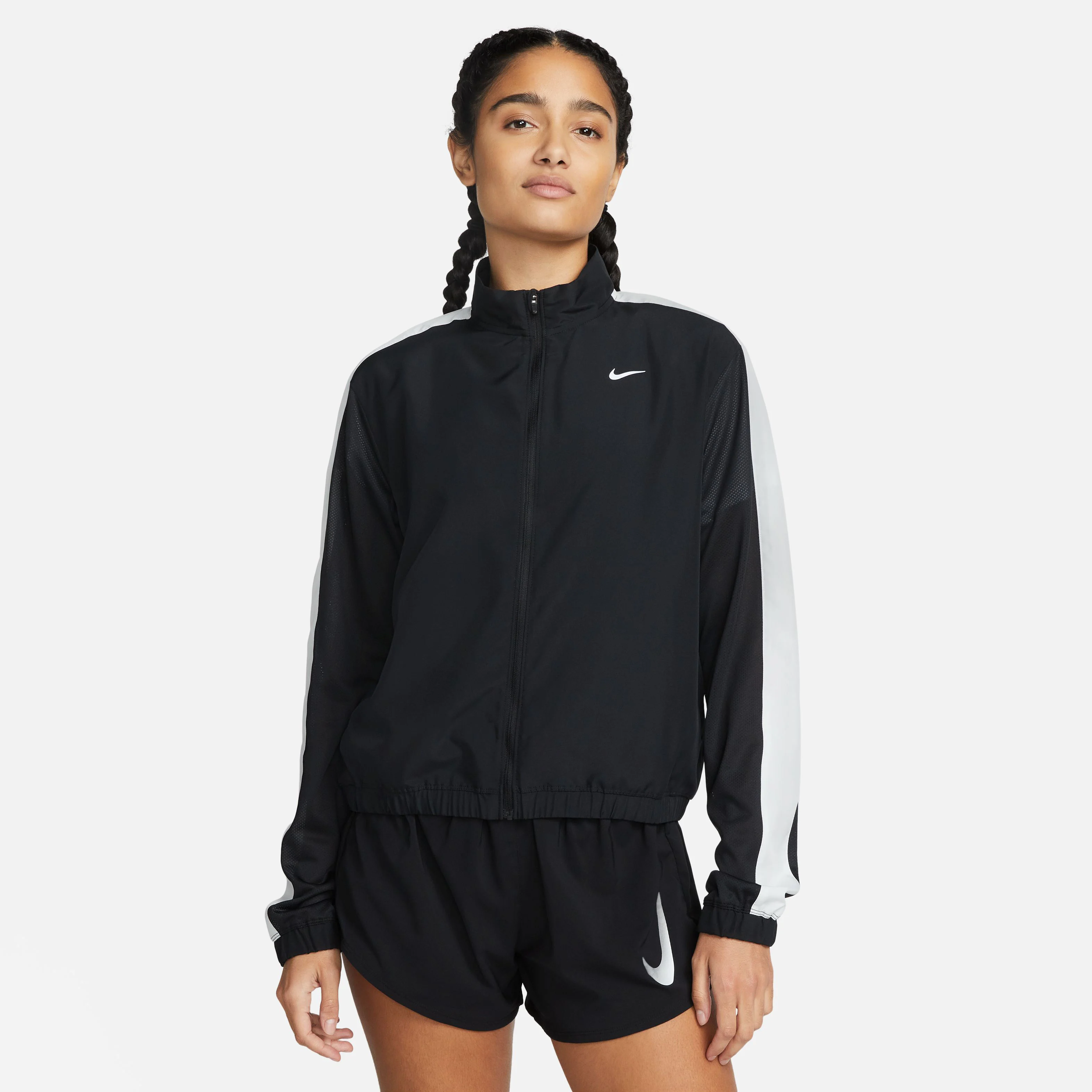 Nike Swoosh Run Veste Running Femmes - Noir , Gris