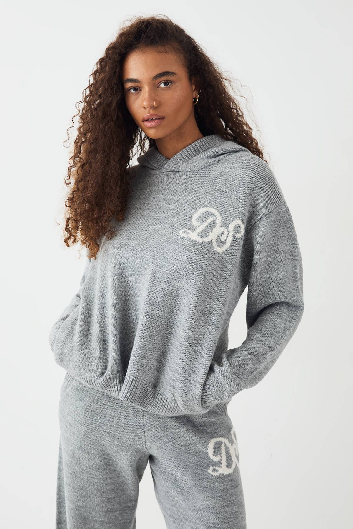 Sweat à Casynthétiqueche Oversize Tricoté DSGN Studio