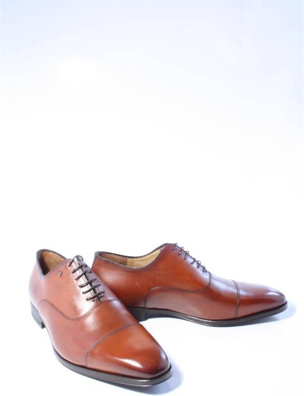 Van Bommel RAFFA~02.00~~~~~~~~~~~~~~~~~~~ Nette herenschoenenHeren veterschoen Cognac