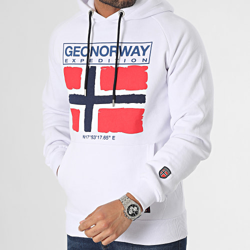 Sweat Capuche Blanc