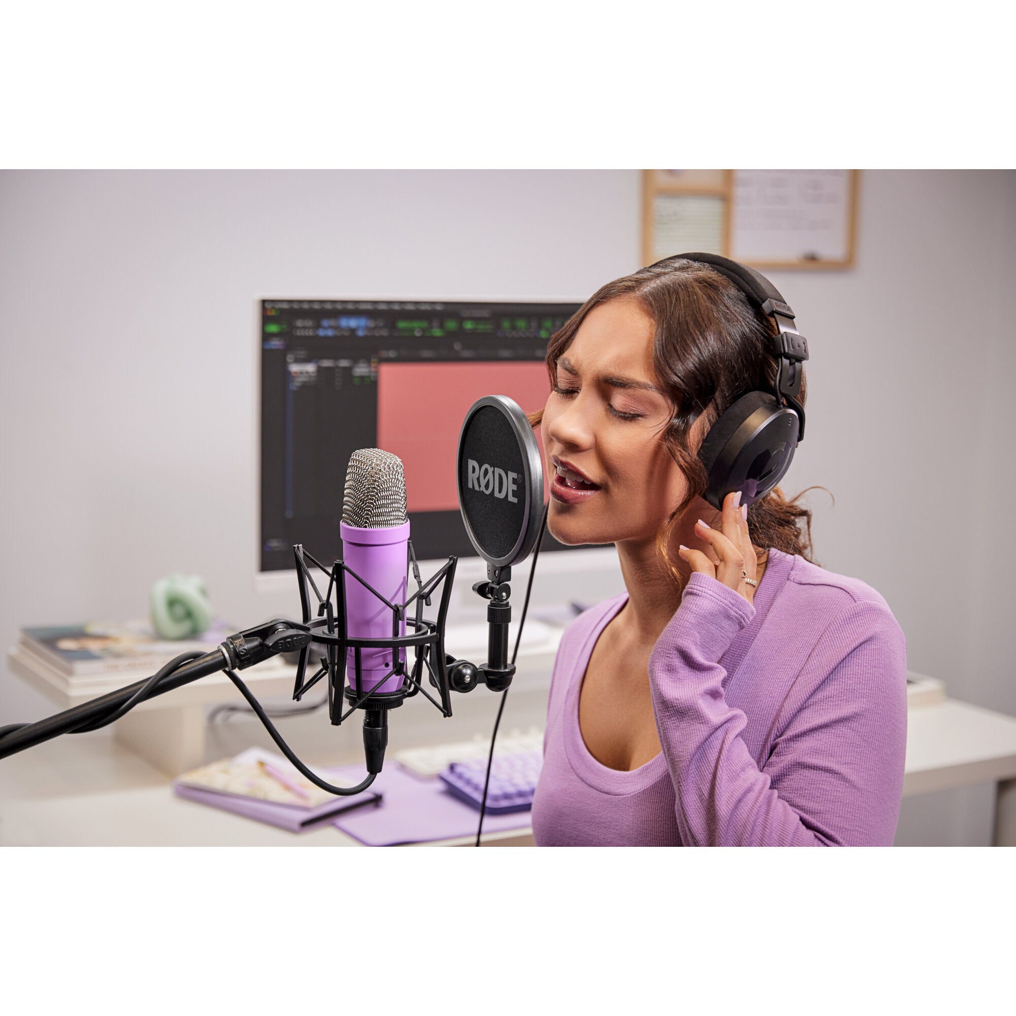 RØDE NT1 Signature Series Purple grootmembraan condensatormicrofoon