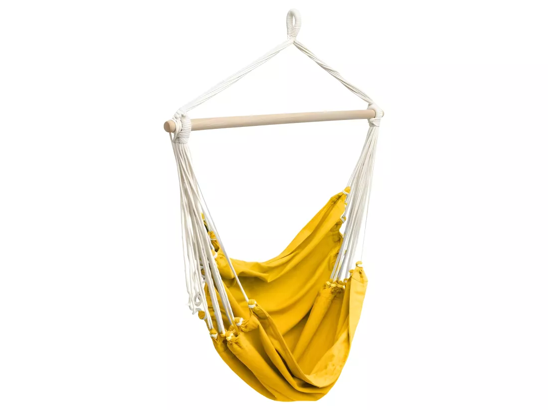 Chaise détente suspendue Cuenca curry Hespéride