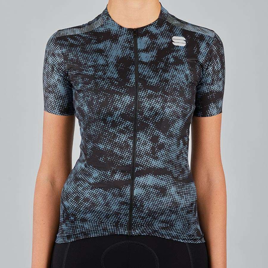 Sportful Escape Supergiara Fietsshirt Korte Mouwen Zwart Dames