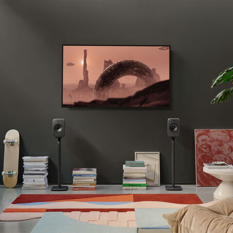 KEF LSX II LT – supercompacte draadloze hifi-luidspreker Grijs