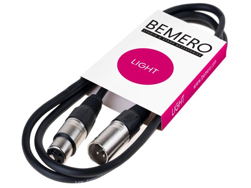 Bemero DMX-Kabel 3-Pol 3 m Bemero 3 m 3-Pol DMX-Kabel