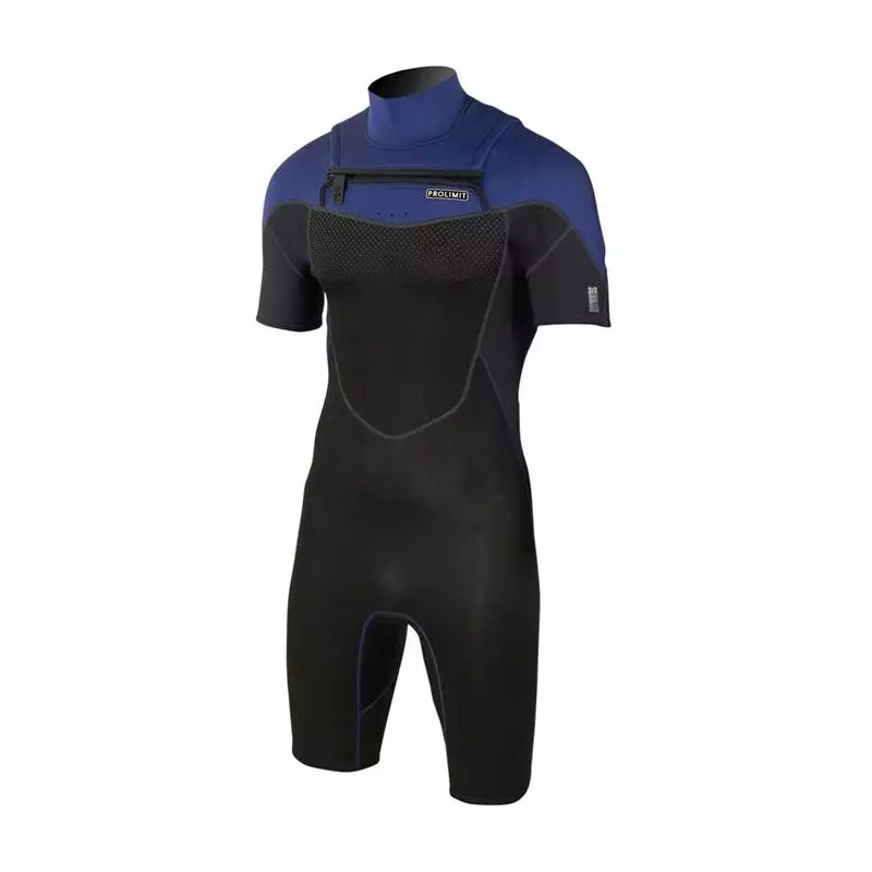 Combinaison shorty PROLIMIT Fusion Freezip 2/2 Q-lining FL Blue
