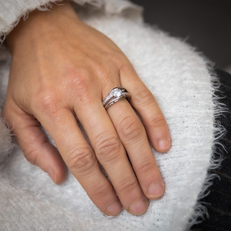 Bague Femme Rhodium CARINA