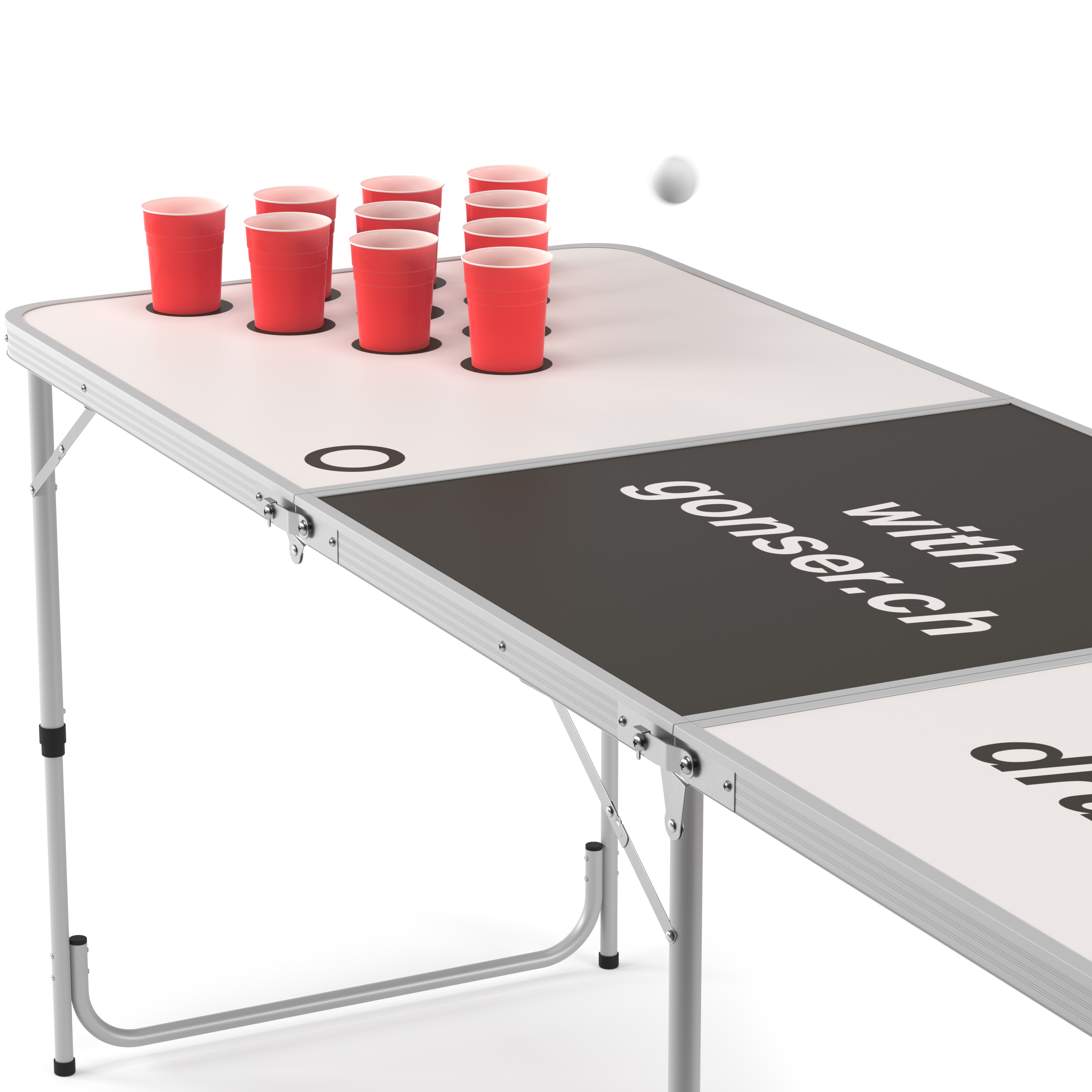 Beer-Pong Tisch 240 x 60 cm