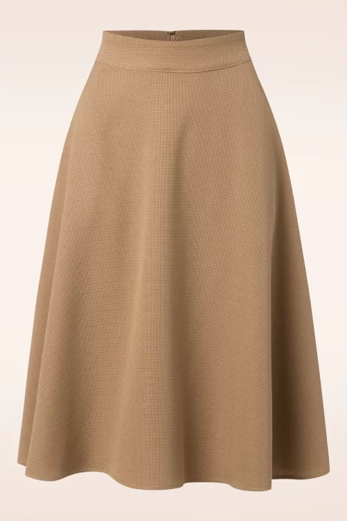 Banned Retro Hope Shimmer swing rok in goud