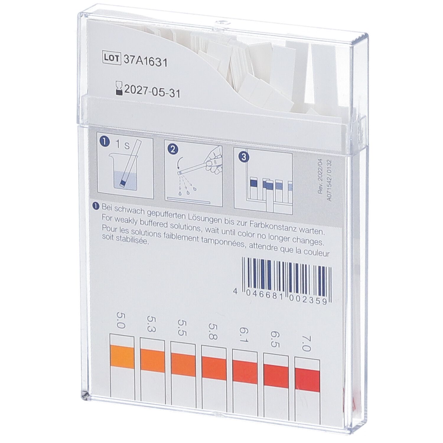 PH-FIX Indikatorstäbchen pH 4,0-7,0