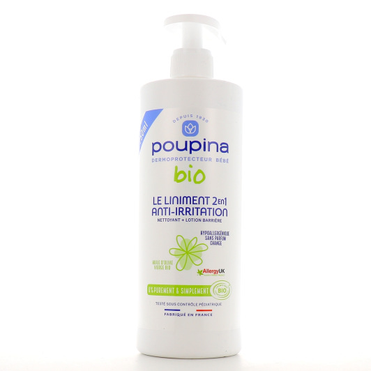 Poupina liniment bio anti irritation pour le change de bébé