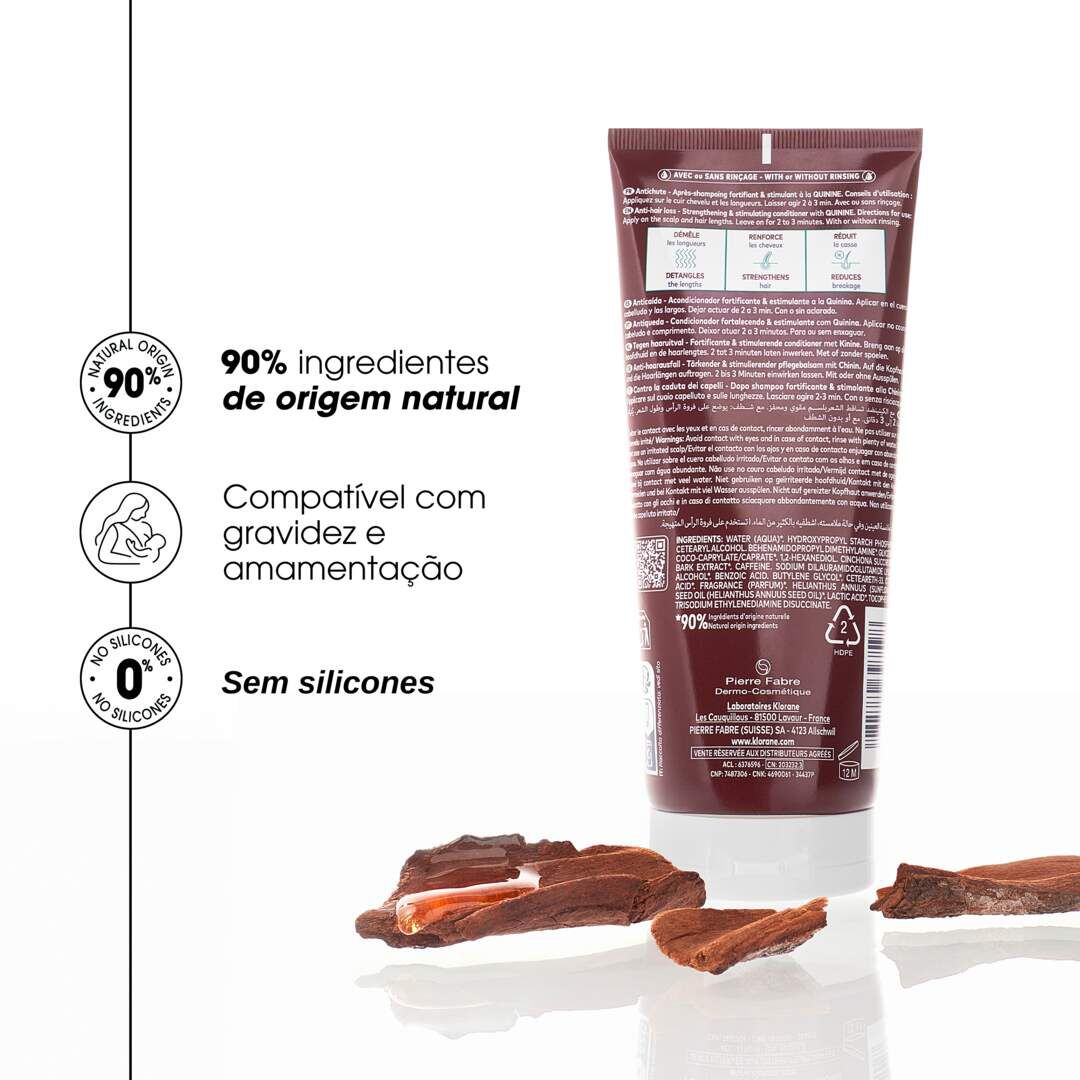 KLORANE  Condicionador Quinina BIO Queda de Cabelo - 200ml