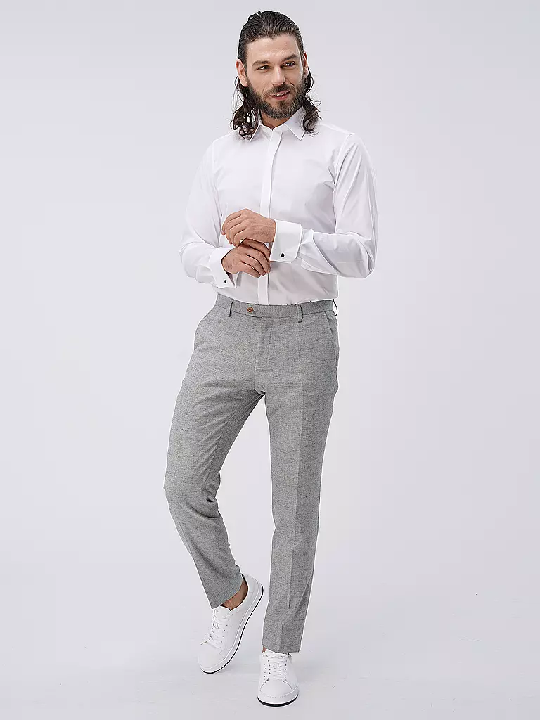 OLYMP LEVEL FIVE Business Hemd Slim Fit weiss