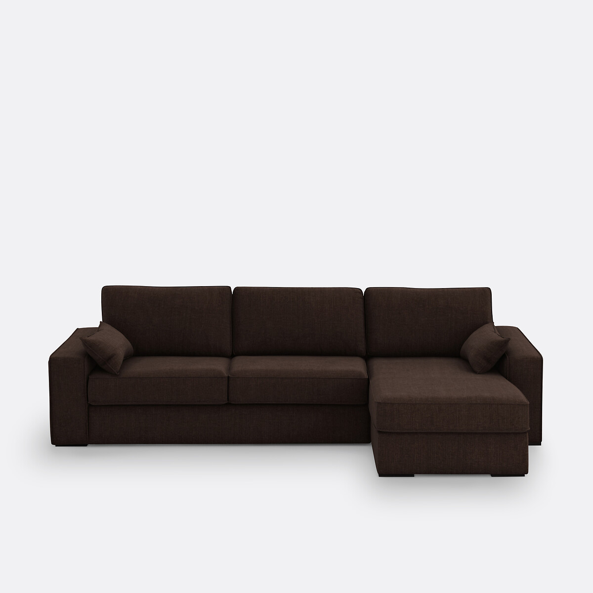 LA REDOUTE INTERIEURS<br>Sofá cama de canto, algodão/linho, Bultex, Cécilia