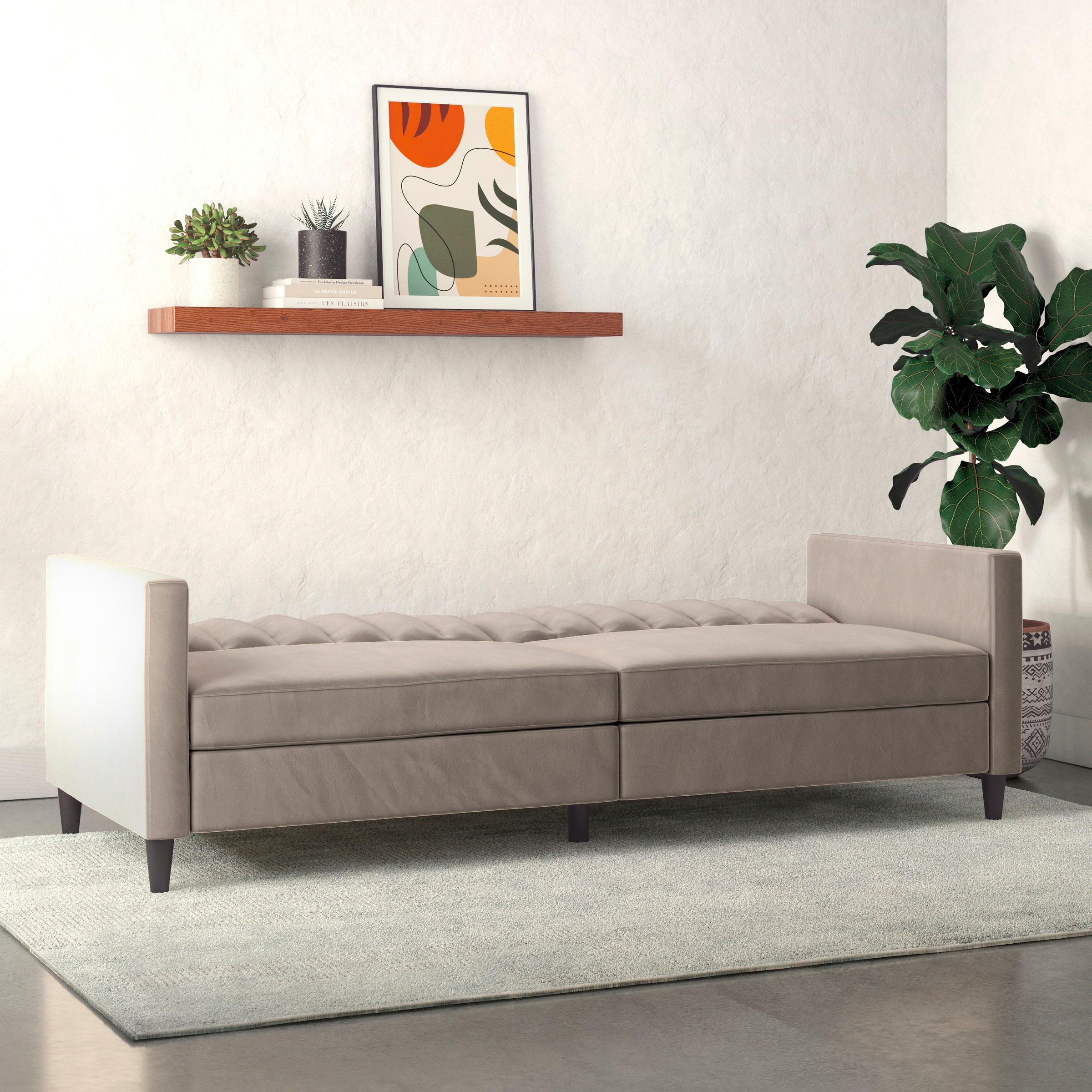Dorel Home 3-Sitzer »Celine« Rückenlehne 2-teilig und 3-fach verstellbar, Sitzhöhe 43 cm