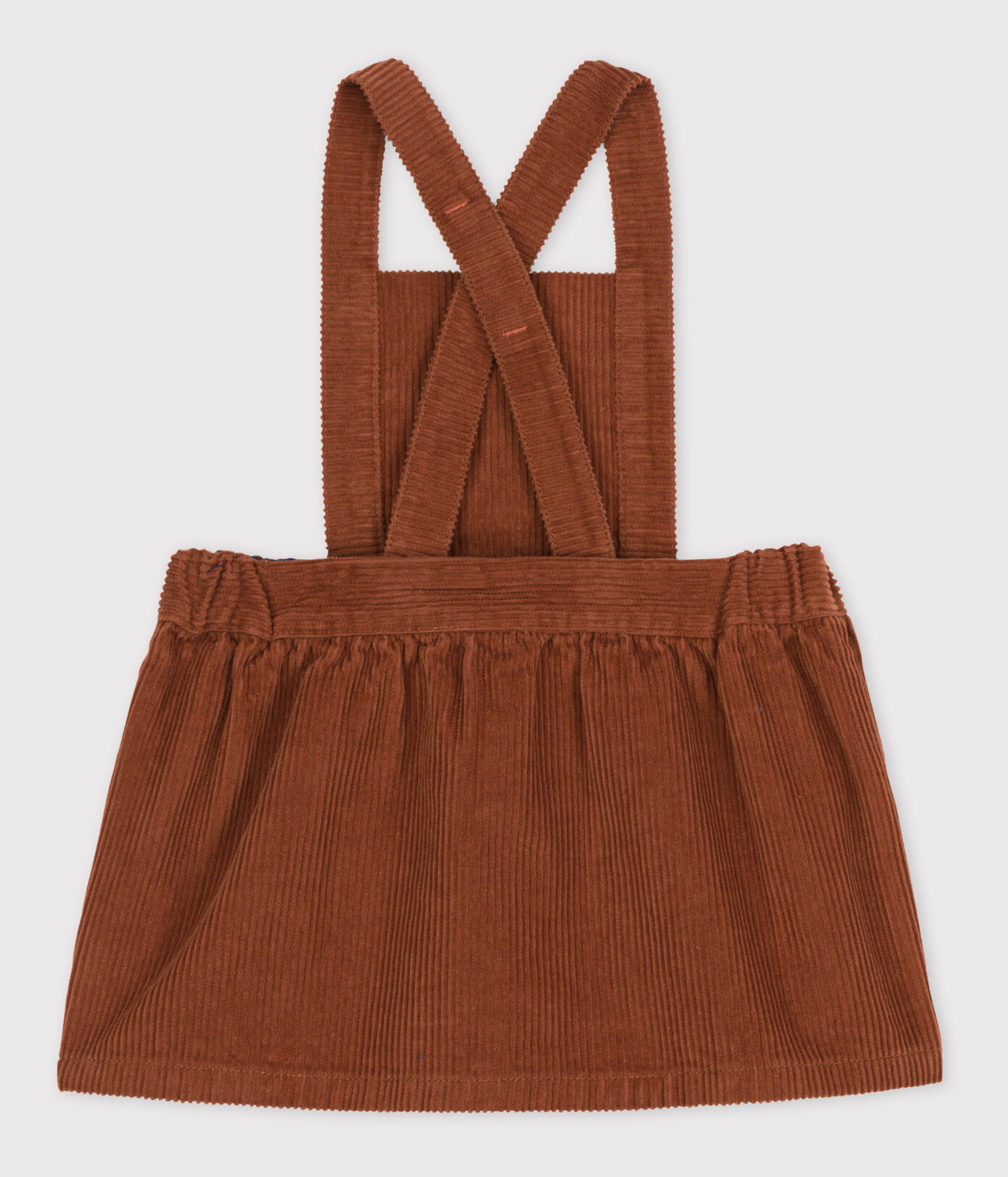 Robe sans manche bébé en velours grosses côtes
