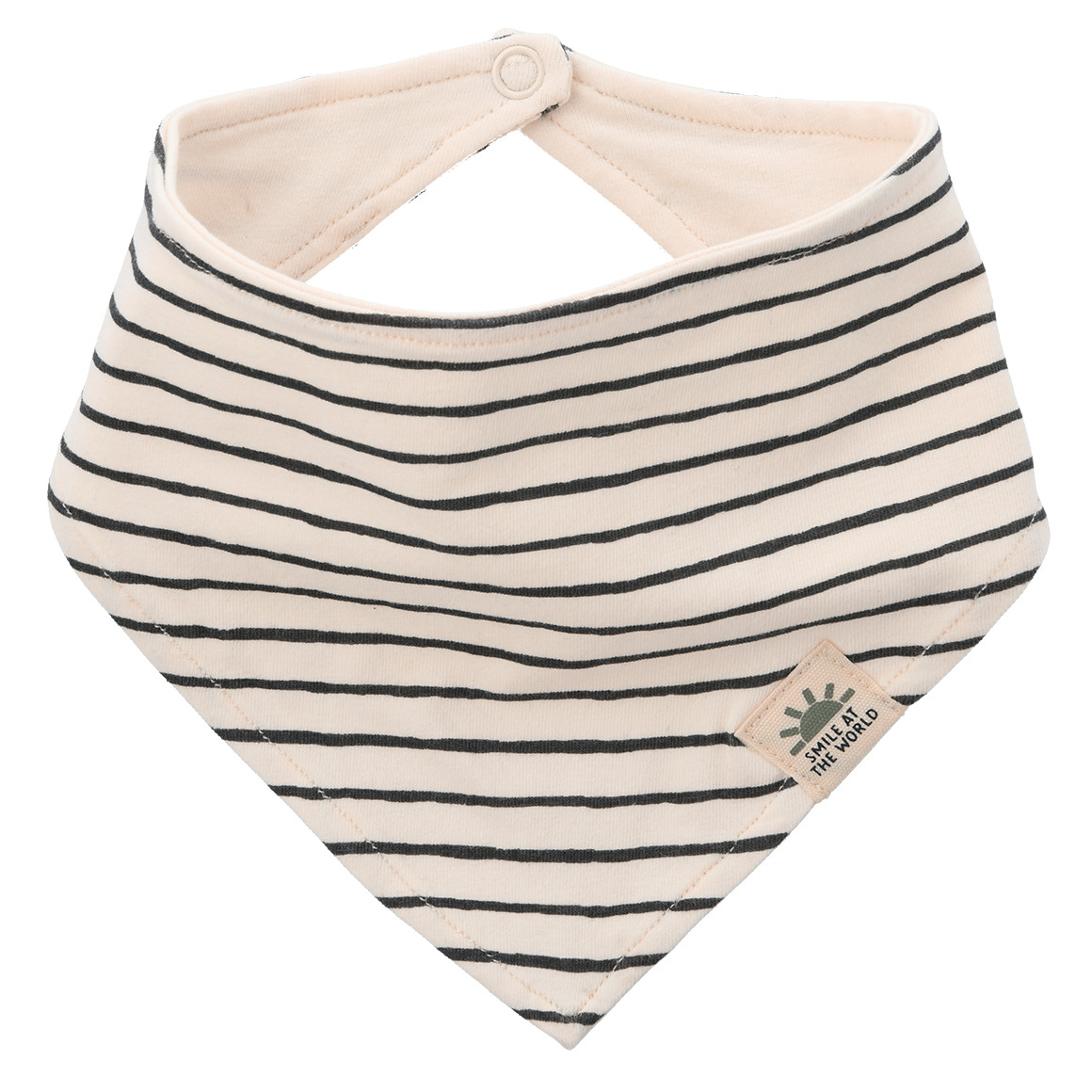 Topomini Baby Bandana mit Streifen cremeweiss
