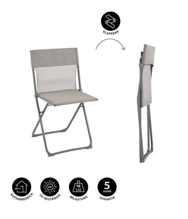 Lafuma Klappstuhl Balcony II, ca. B48/H83/T44