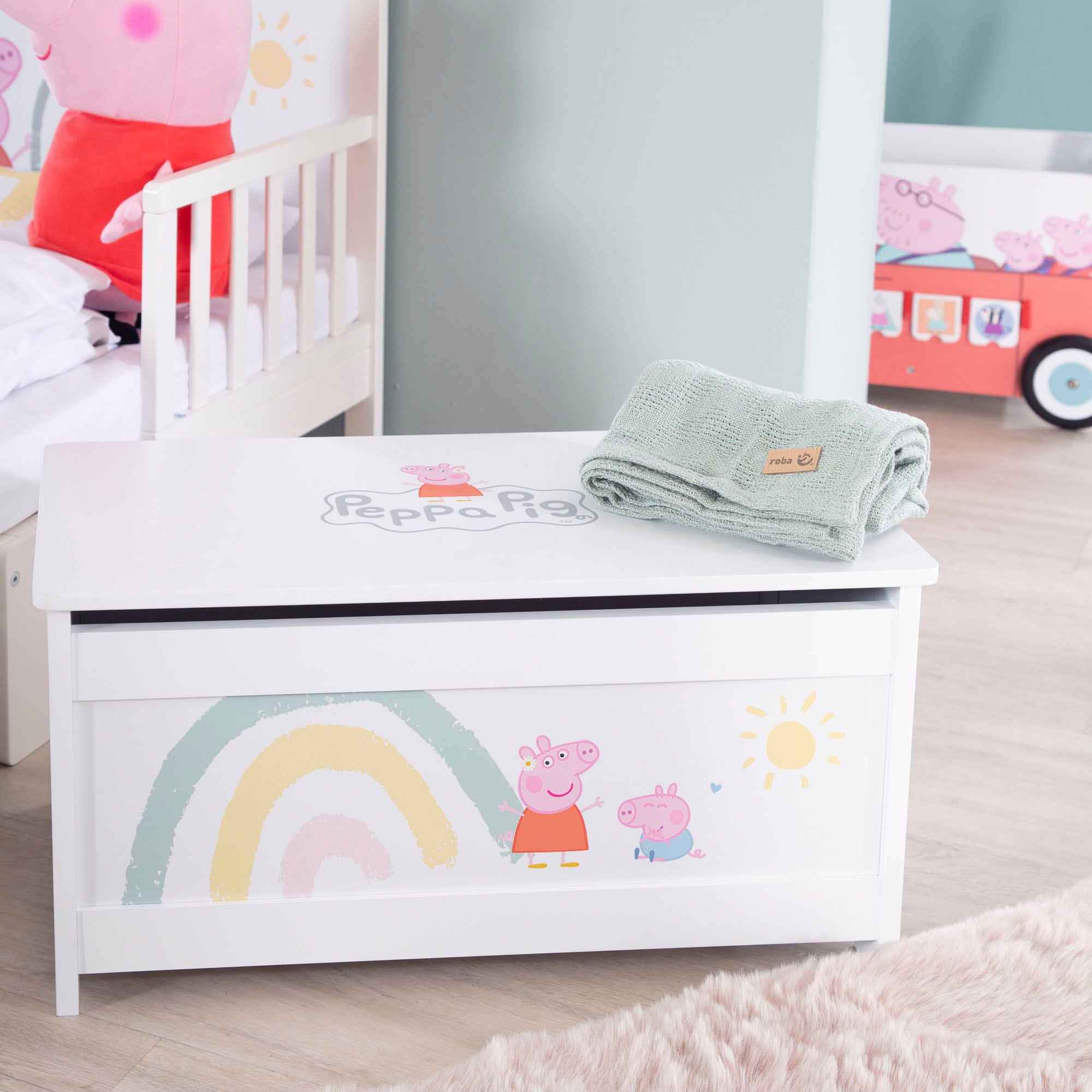 roba® Truhe »Peppa Pig« mit Deckelbremse