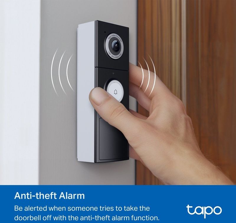 TP-Link - Tapo D235 - Video Deurbel - Inclusief Chime - 2K 5MP - IP66