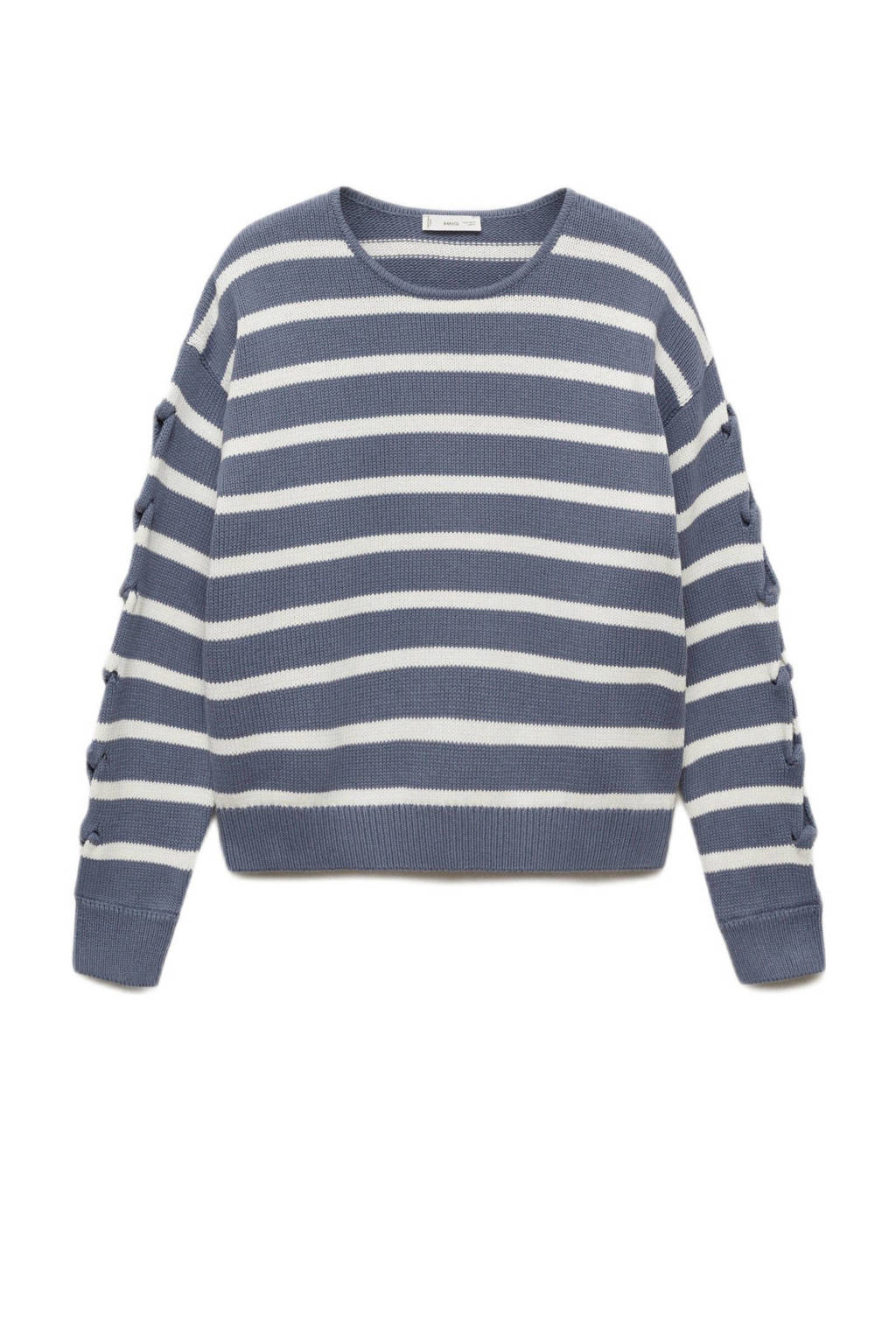 MANGO TEEN trui donkerblauw fijn gebreid