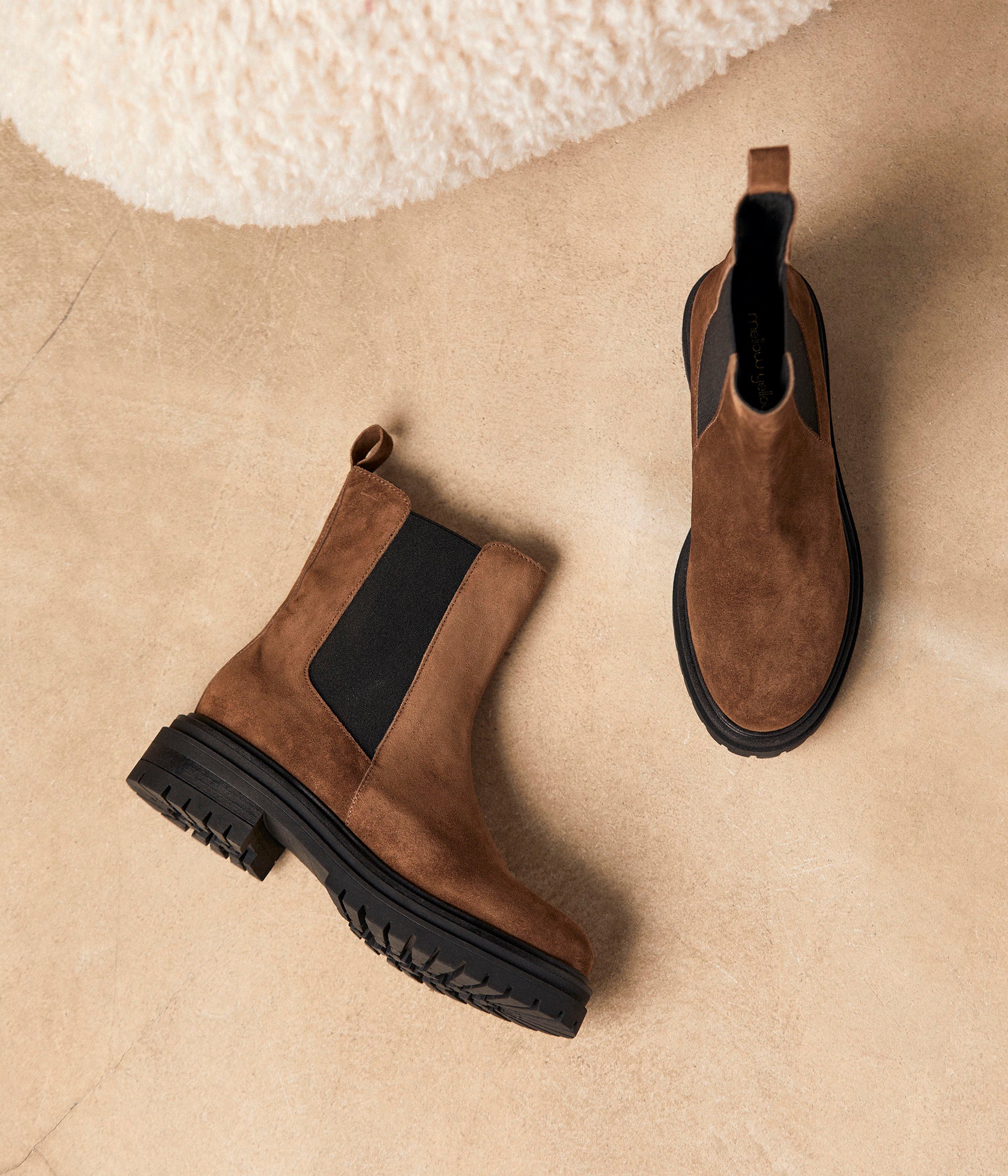 Chelsea boots taupe Aidee