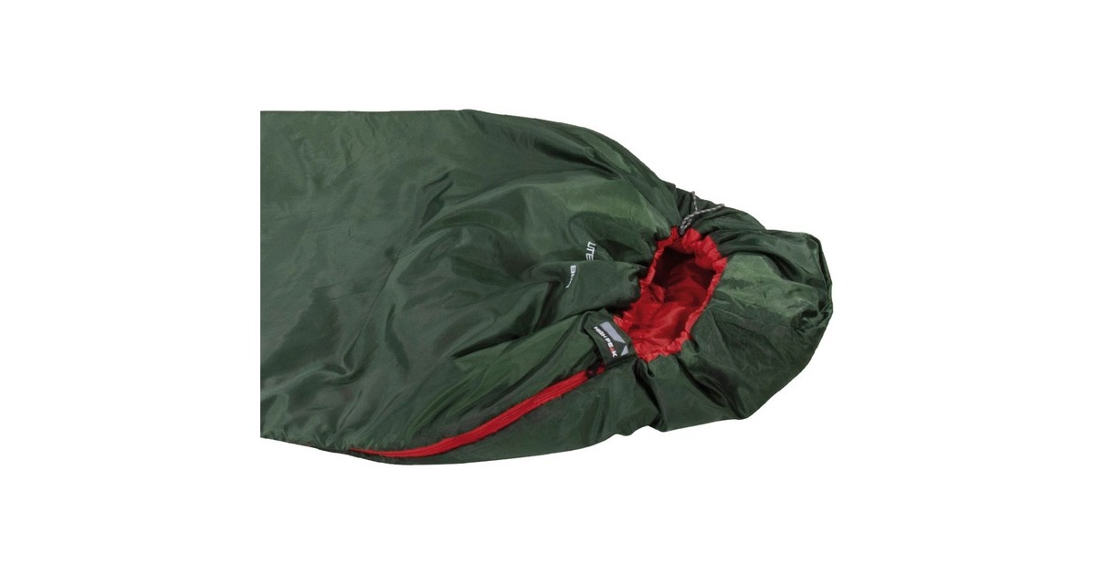 High PeakLite Pak 800 slaapzak  (Groen/rood)