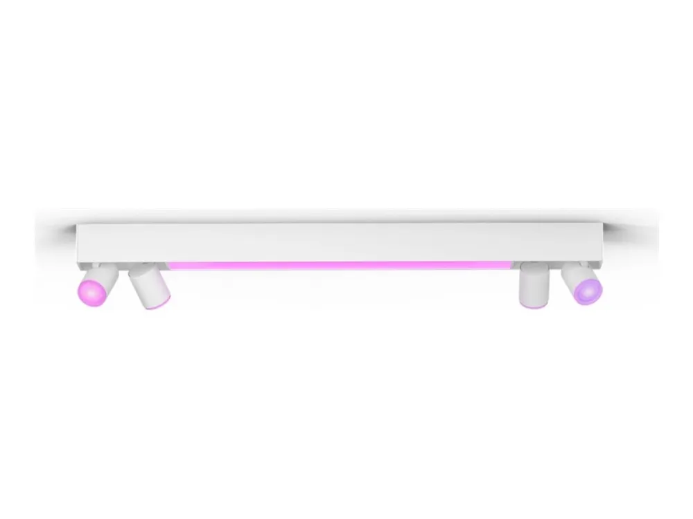 Philips Hue White and Color Ambiance Centris - Loftsspotlys og lysbarresæt - LED - GU10 - total: 40 W - klasse G - 2000-6500 K - hvid