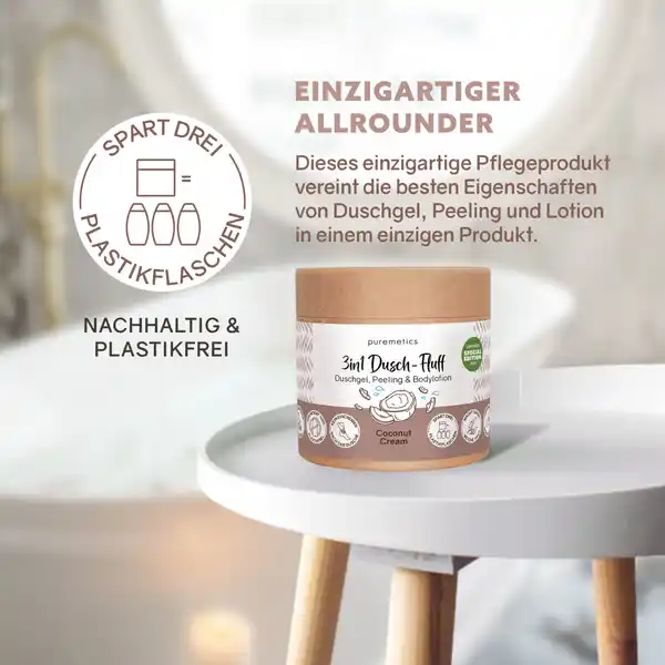 3in1 Dusch-Fluff Coconut-Cream