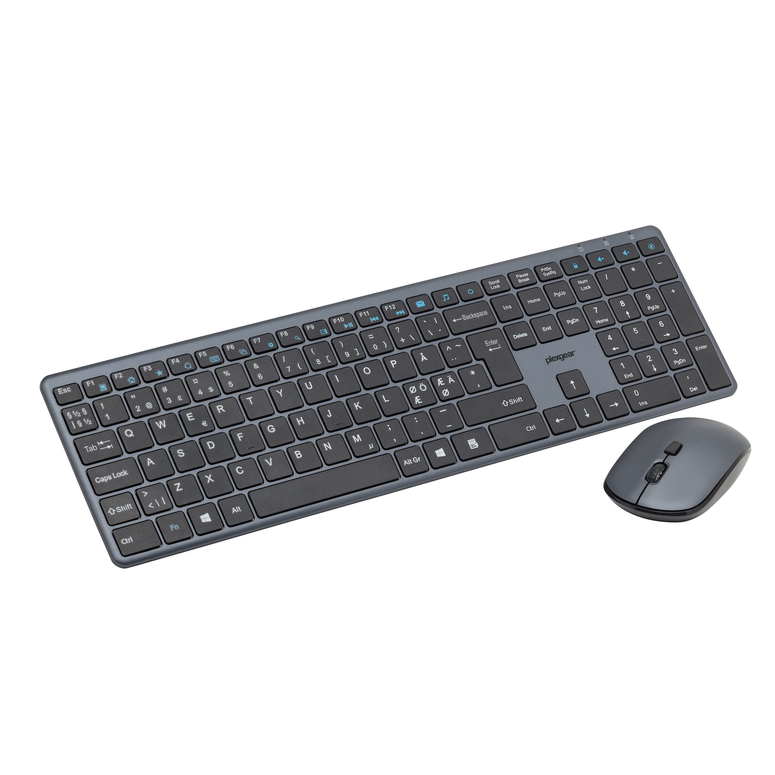 Plexgear Trådløst kontorsett MK114