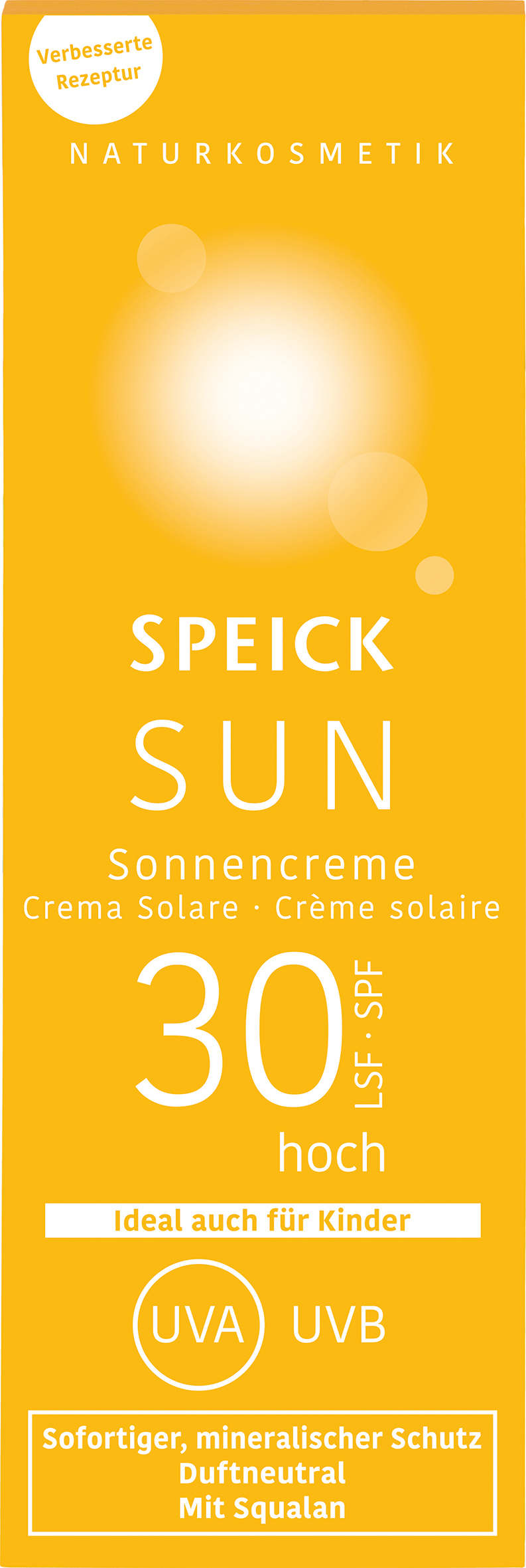 Speick Sonnencreme<br>60 ml, Tube, Creme, LSF30