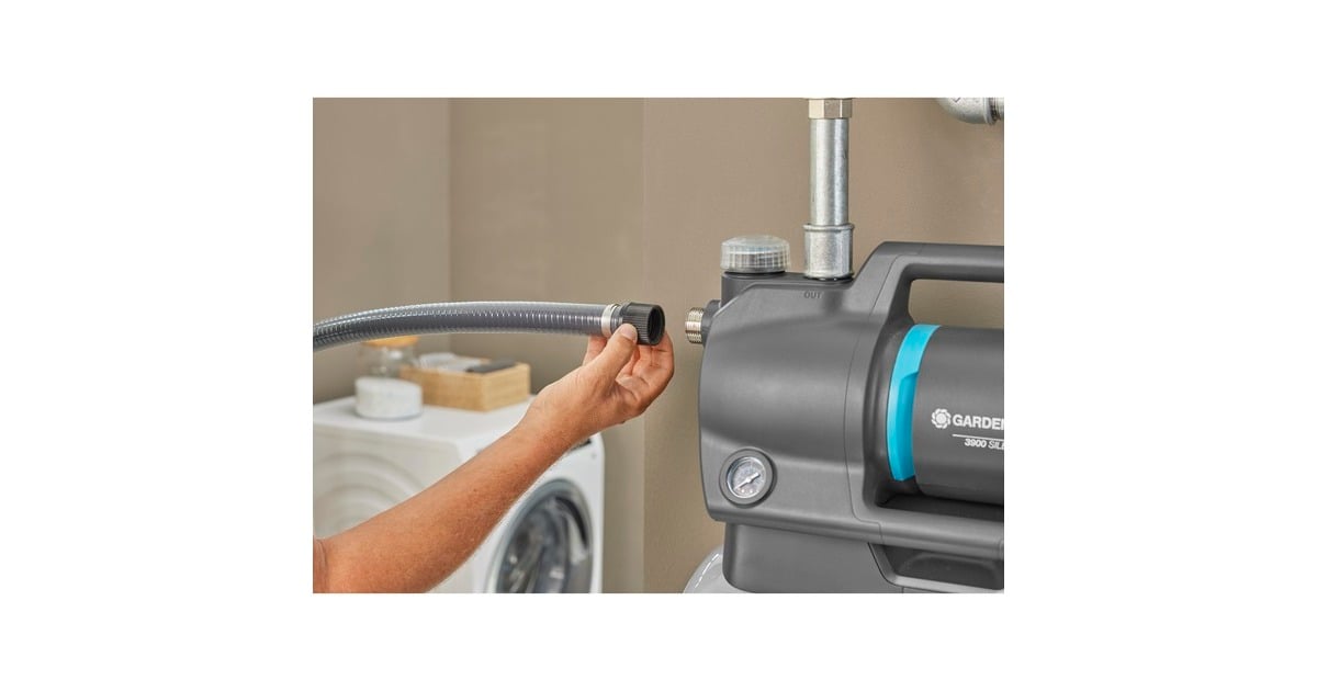 GARDENAHydrofoorpomp 3900 Silent  (Grijs/turquoise, 09066-20, 650 W, 4,3 bar)