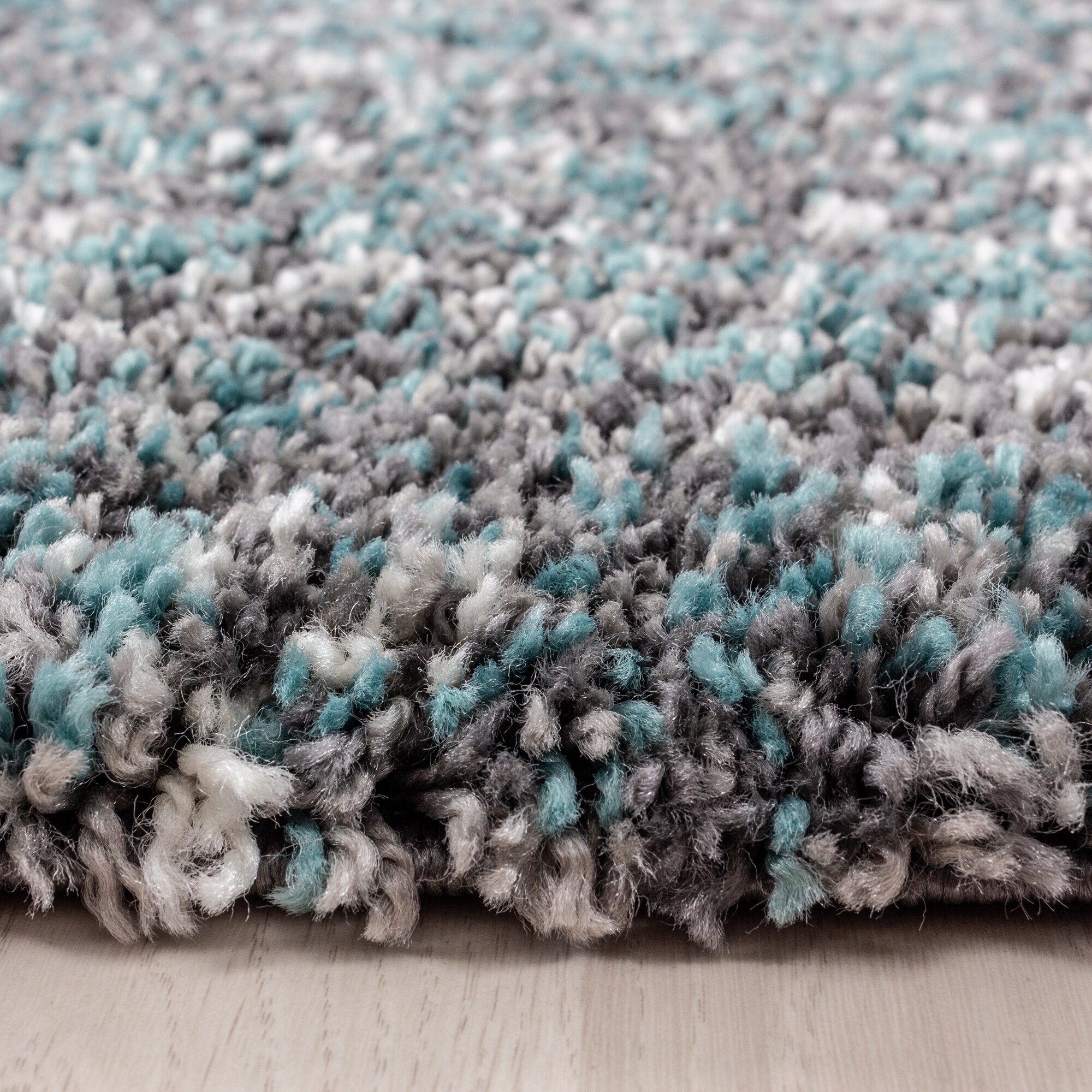 Modern Hochflor Teppich Flauschiger Langflor Teppich, Shaggy Flokati, Rechteckig