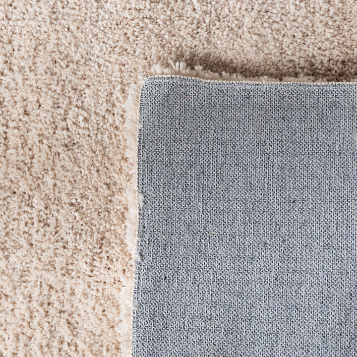 Wasbaar hoogpolig vloerkleed - Ziggy Creme