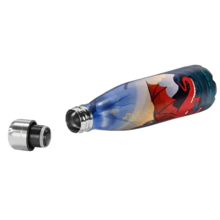 Step by Step Isolierte Edelstahl-Trinkflasche 