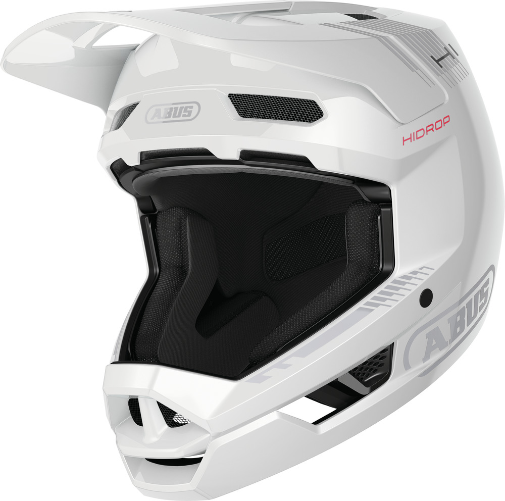 ABUS HiDrop Fullface Hjelm Hvid