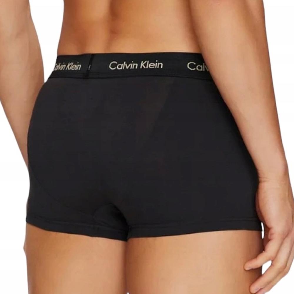 Calvin Klein Jeans X3 Boxers Noir/Blanc Homme Calvin Klein Jeans Low Rise Trunk 3