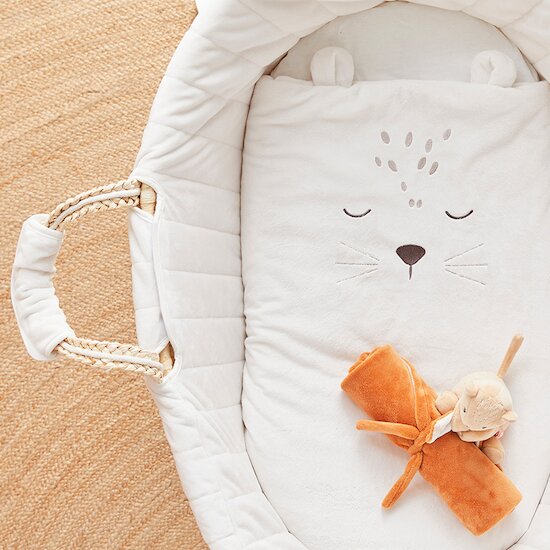 Babou & Kendi Couffin en Veloudoux   Ecru        de               Noukies