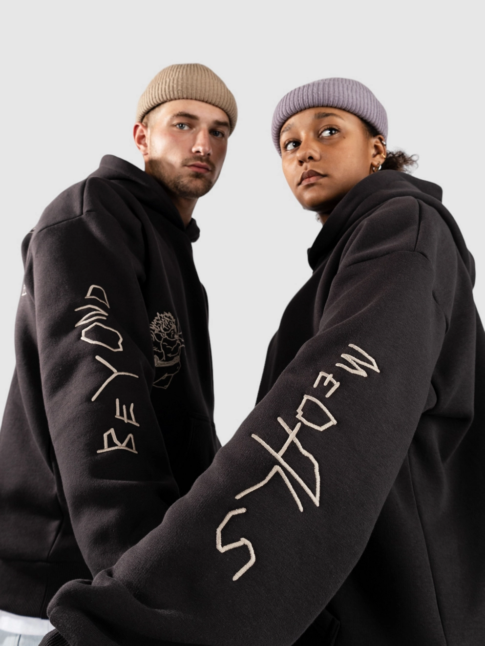 Beyond Medals Angel 2.0 Hoodie black/grey