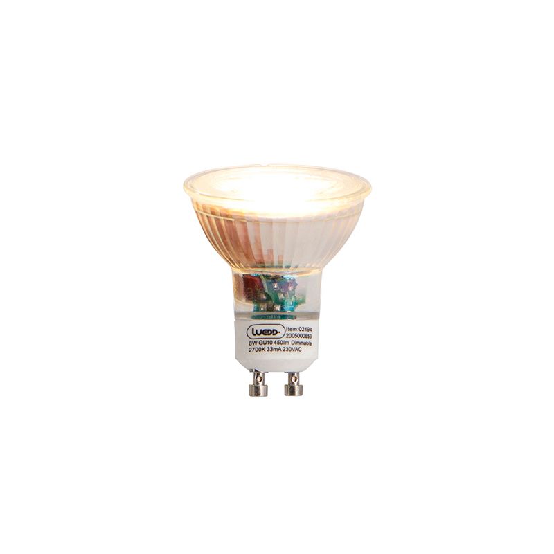 GU10 dimbare LED lamp 6W 450 lm 2700K