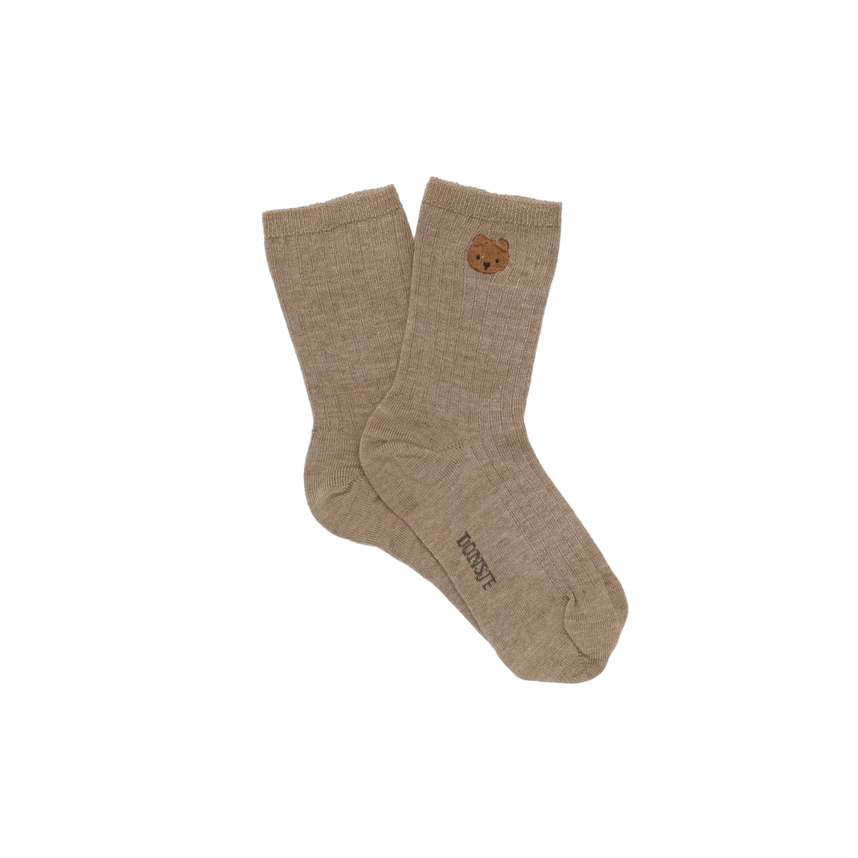 Bell Socks | Bear | Dusty Green