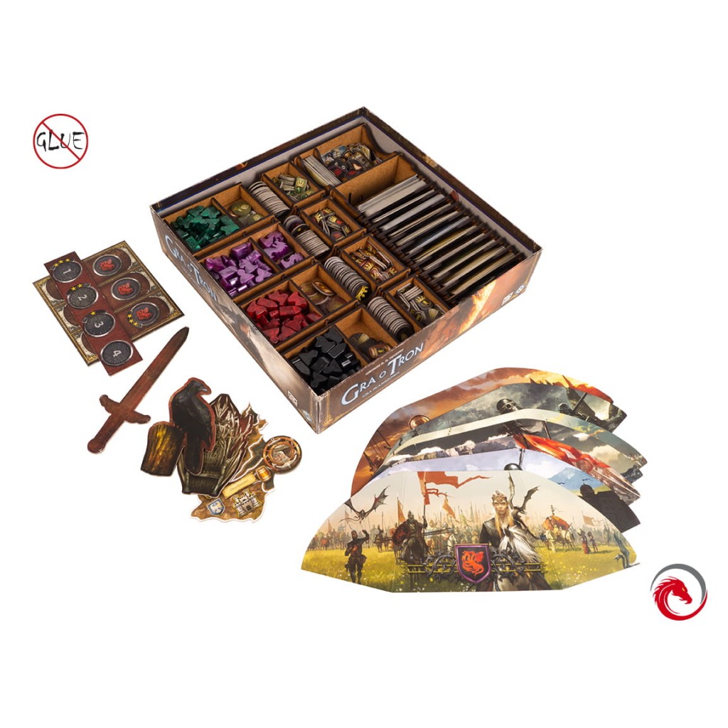 Insert Le Trône de Fer - le jeu de plateau 2nd ed & Ext. Mère des Dragons