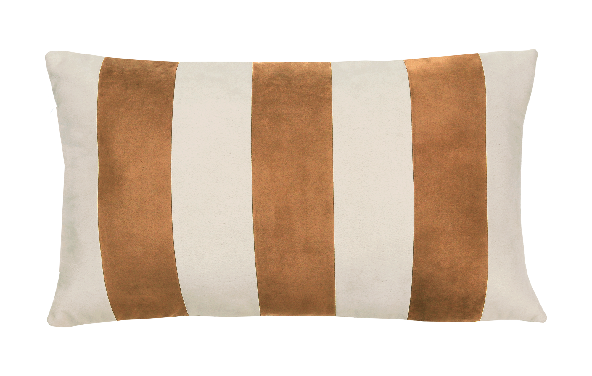 Kussen suéde streep mocha mousse zand rh